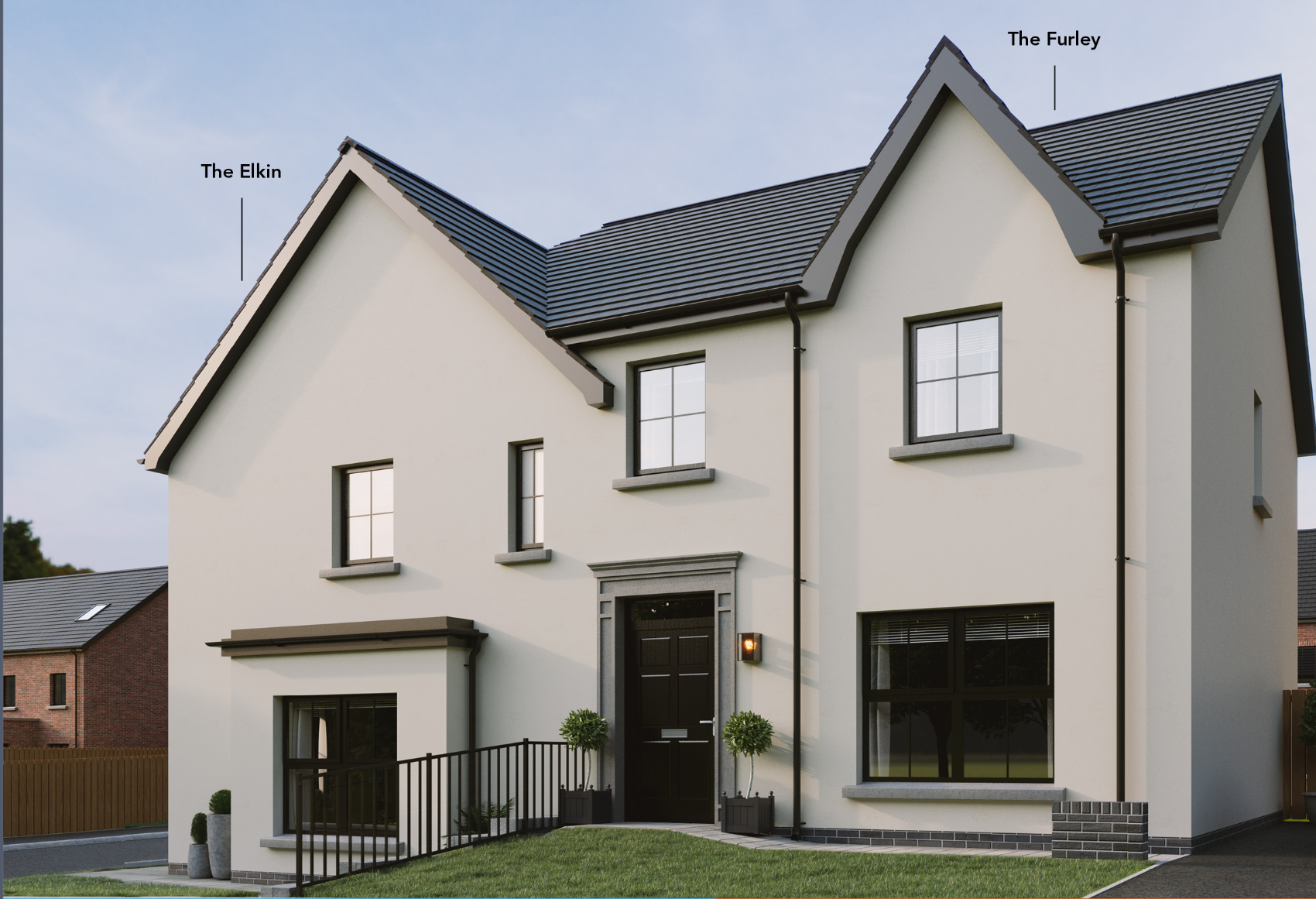 The Elkin — 3 bedroom semi-detached new home at Carrow Hall, Dundonald
