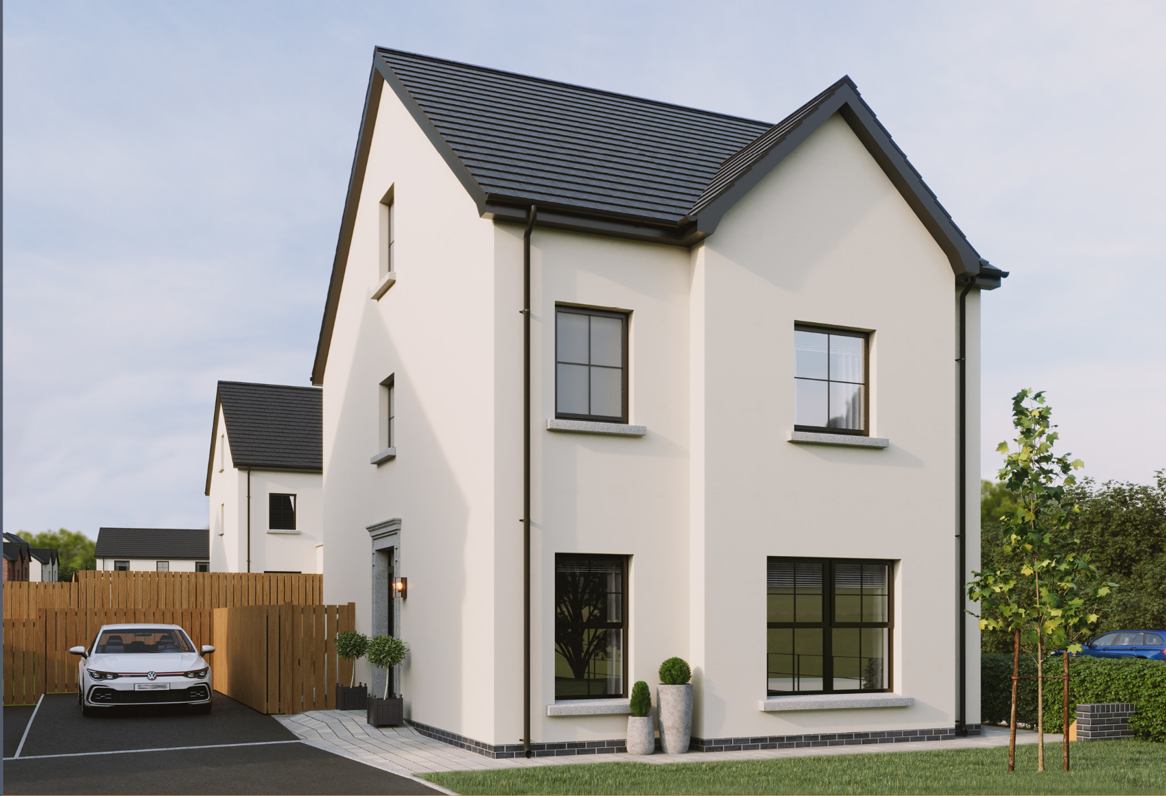 The Kennelworth — 4 bedroom three storey new home at Carrow Hall, Dundonald
