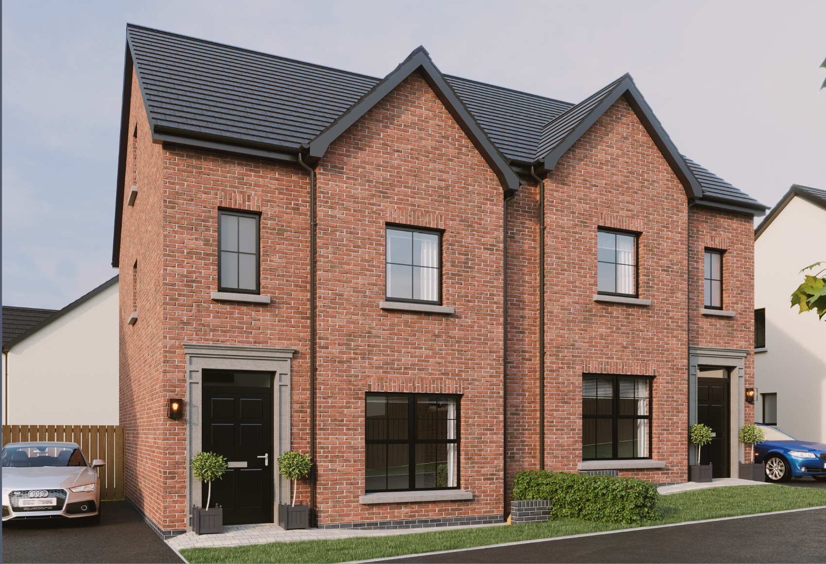 The Lowey — 4 bedroom three storey semi new home at Carrow Hall, Dundonald