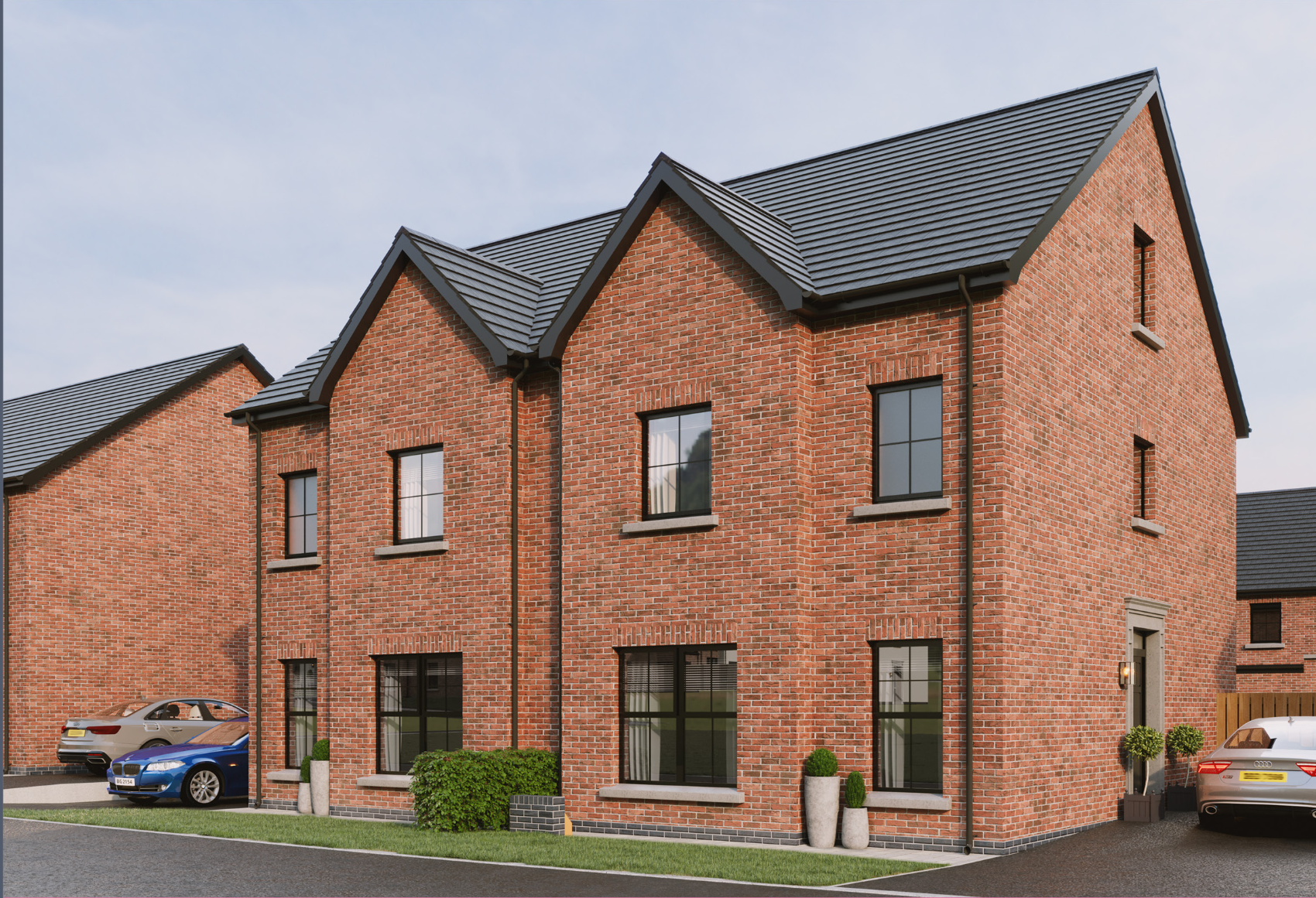 The Malvern — 4 bedroom three storey semi new home at Carrow Hall, Dundonald